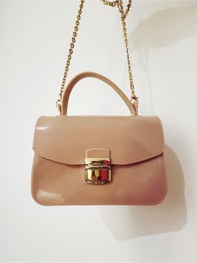 TJ Maxx Nude/Blush Jelly Purse